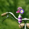 White-Purple bikevase