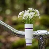 White/Dark Purple BikeVase