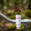 White/Magenta BikeVase