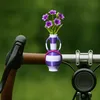 White-Purple bikevase