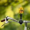Black handlebars bikevase