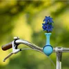 light-blue handlebars bikevase