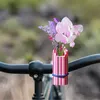 Red-White handlebars bikevase