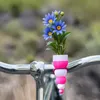 White-Pink bikevase