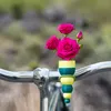 Yellow-Dark Green bikevase