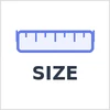 Size guide: 75mm tall, 30mm wide