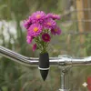Black handlebars bikevase