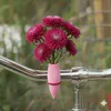 Pink handlebars bikevase