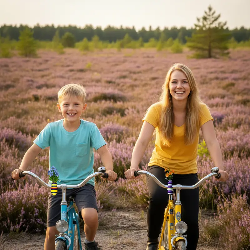 Lähikuva pyörämaljakosta jossa kotimaisia kukkia